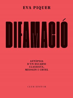 cover image of Difamació